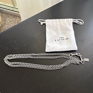 Coach Women's Silver Purse Chain Strap